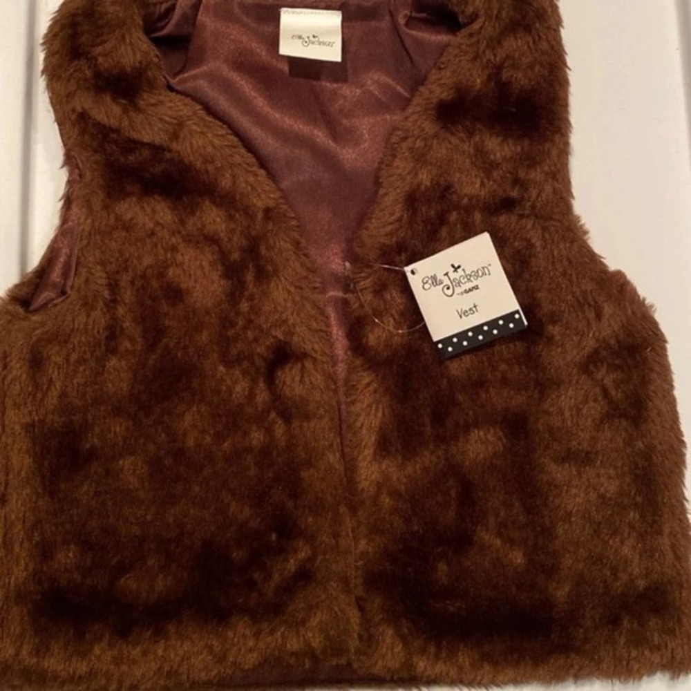 Faux Fur Baby Vest by Ella Jackson